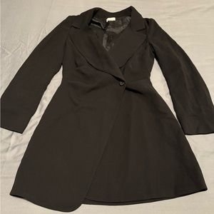 Aritzia Wilfred Audrina Blazer Dress in Black, size 0